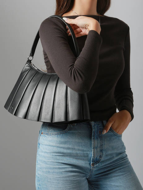 Schoudertas Lenglen Leder Lacoste Zwart lenglen NU5176DP ander zicht 1